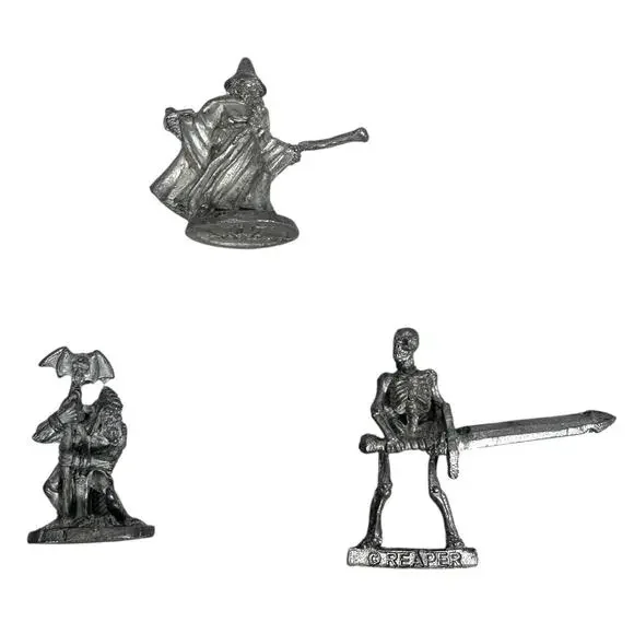 Vintage‎ Metal Miniature Lot 12 Figure Figurine Reaper Fantasy War Games Rare